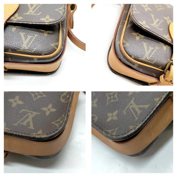 Authentic Louis Vuitton Cartouchiere PM Brown Monogram Shoulder Bag mn520-111925 - Picture 6 of 16